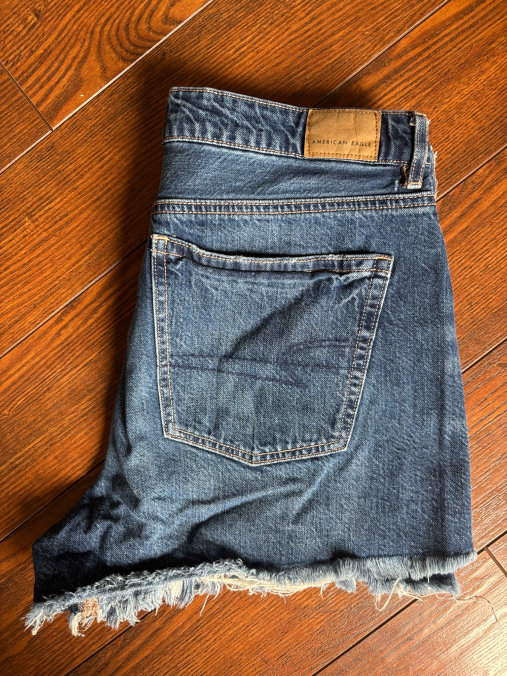 American Eagle Outfitters “tomgirl” Dark Blue Denim Jean Shorts 12